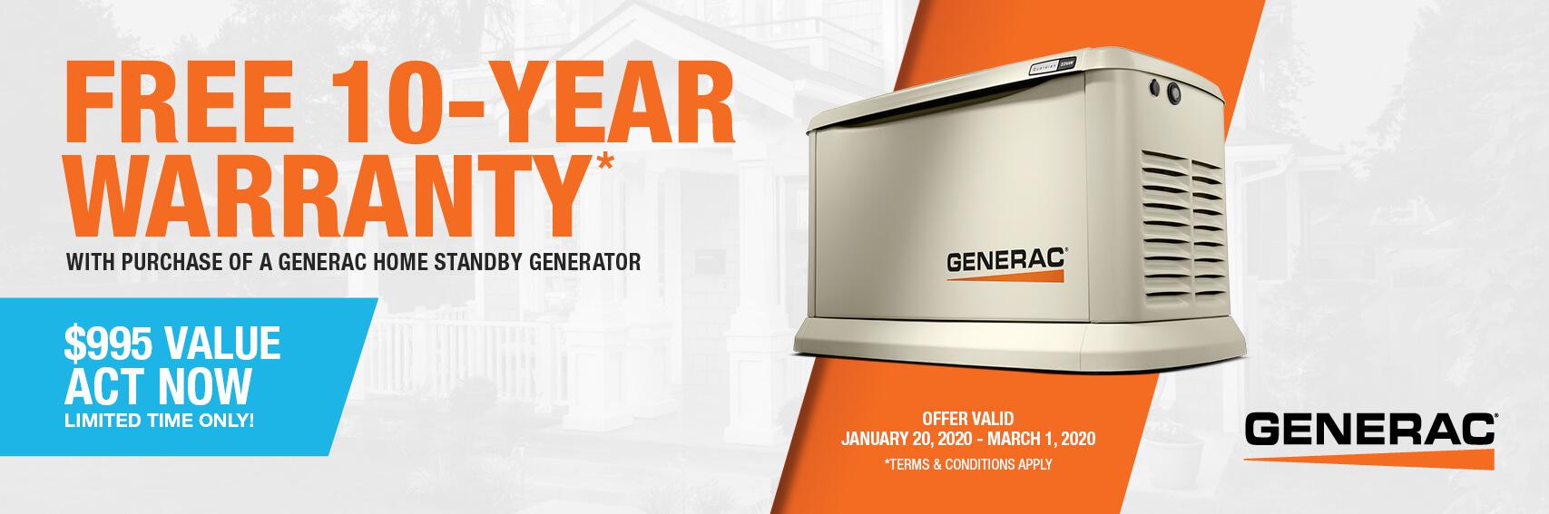 Homestandby Generator Deal | Warranty Offer | Generac Dealer | MILFORD, CT